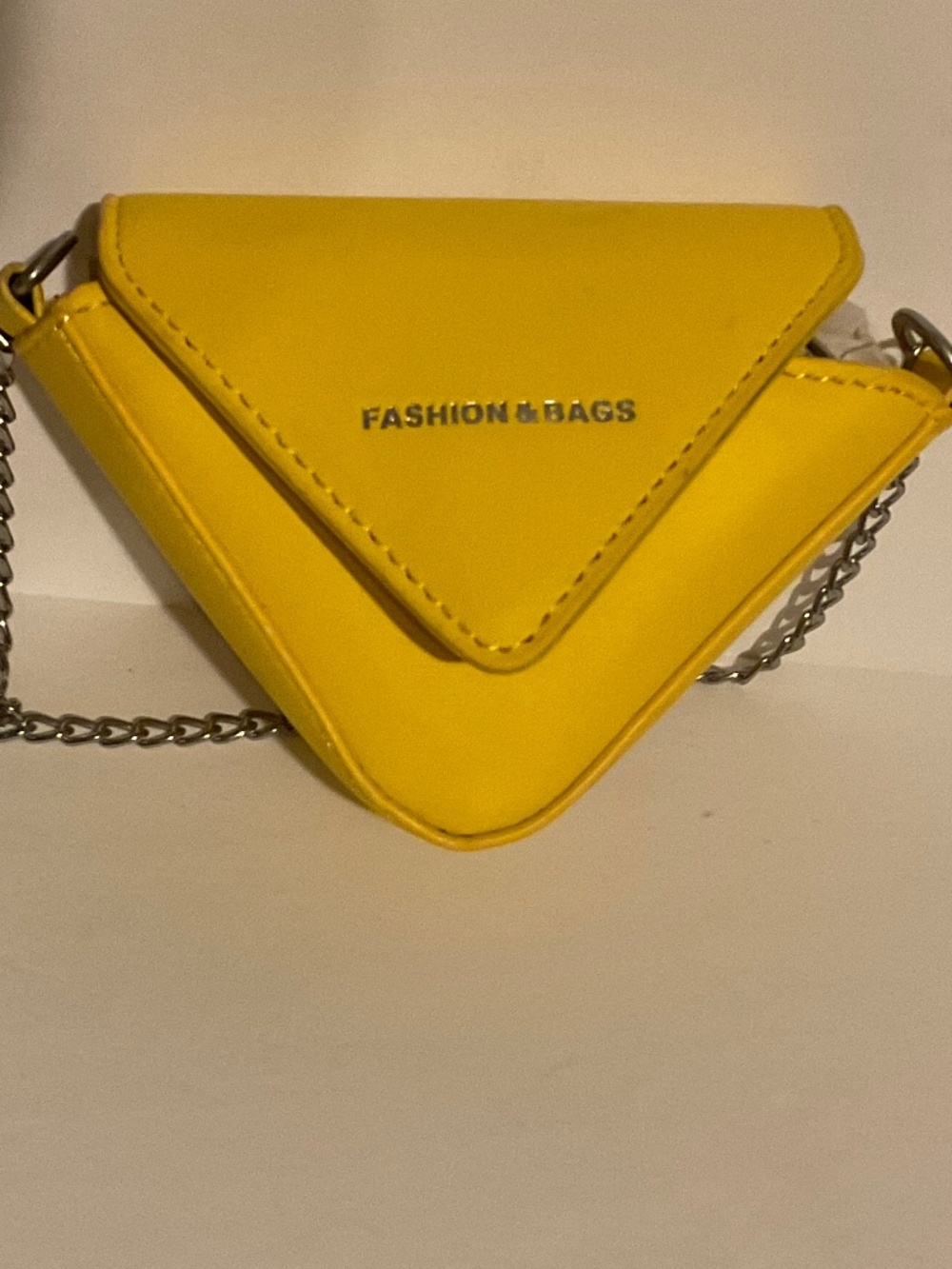 Yellow Triangle Mini Crossbody Bag – Fashion & Bags Chain Purse